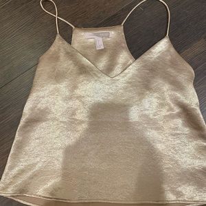 gold tank top